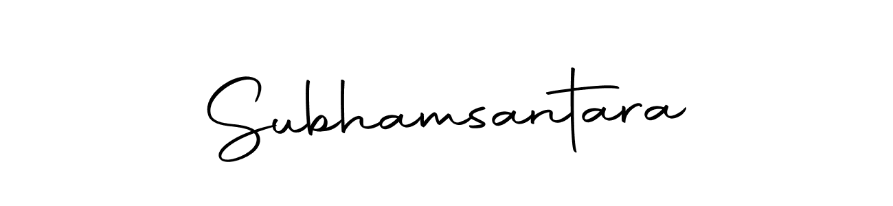 How to make Subhamsantara signature? Autography-DOLnW is a professional autograph style. Create handwritten signature for Subhamsantara name. Subhamsantara signature style 10 images and pictures png