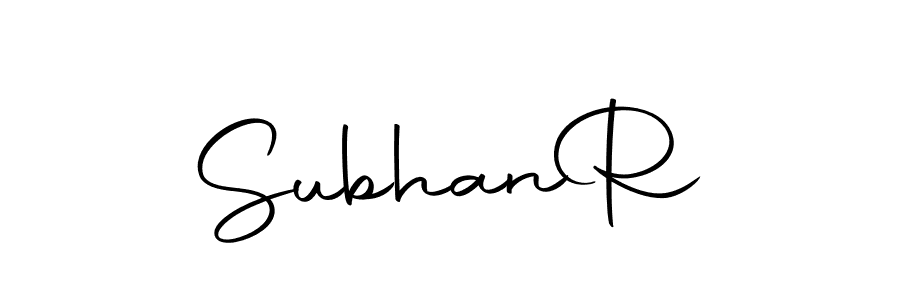 Autography-DOLnW is a professional signature style that is perfect for those who want to add a touch of class to their signature. It is also a great choice for those who want to make their signature more unique. Get Subhan  R name to fancy signature for free. Subhan  R signature style 10 images and pictures png