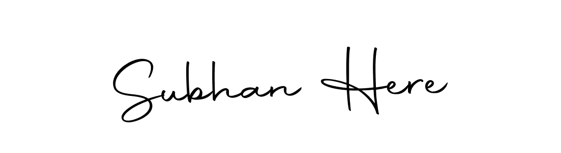 This is the best signature style for the Subhan Here name. Also you like these signature font (Autography-DOLnW). Mix name signature. Subhan Here signature style 10 images and pictures png