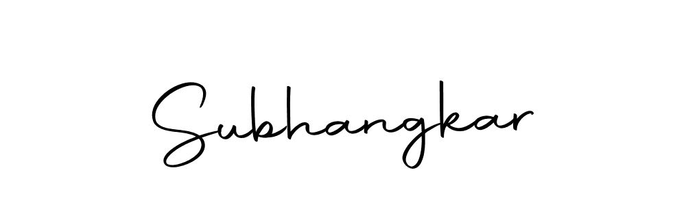 The best way (Autography-DOLnW) to make a short signature is to pick only two or three words in your name. The name Subhangkar include a total of six letters. For converting this name. Subhangkar signature style 10 images and pictures png