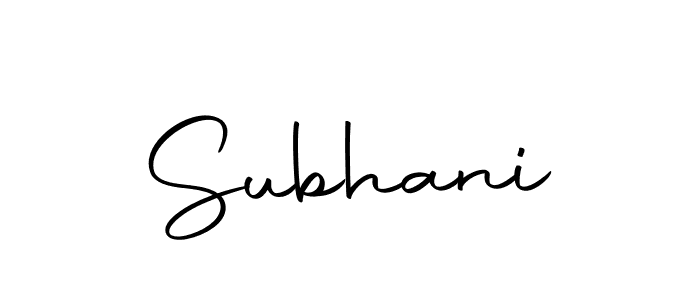 How to make Subhani signature? Autography-DOLnW is a professional autograph style. Create handwritten signature for Subhani name. Subhani signature style 10 images and pictures png