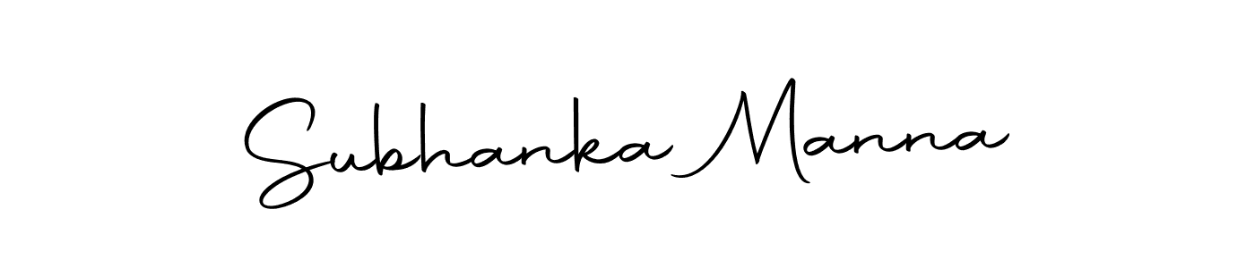 Subhanka Manna stylish signature style. Best Handwritten Sign (Autography-DOLnW) for my name. Handwritten Signature Collection Ideas for my name Subhanka Manna. Subhanka Manna signature style 10 images and pictures png