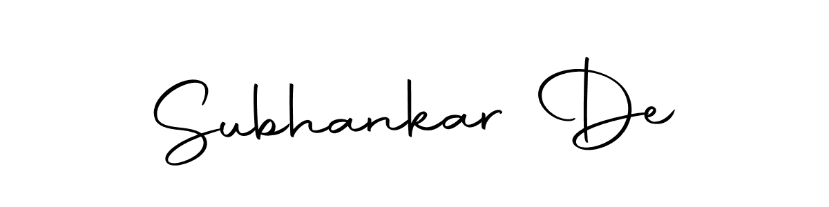 You should practise on your own different ways (Autography-DOLnW) to write your name (Subhankar De) in signature. don't let someone else do it for you. Subhankar De signature style 10 images and pictures png