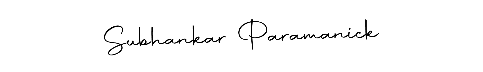 How to make Subhankar Paramanick name signature. Use Autography-DOLnW style for creating short signs online. This is the latest handwritten sign. Subhankar Paramanick signature style 10 images and pictures png