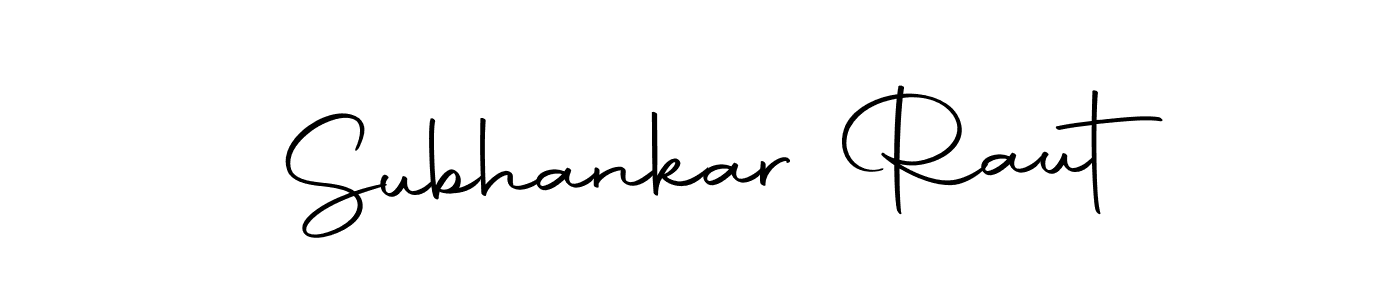 How to make Subhankar Raut name signature. Use Autography-DOLnW style for creating short signs online. This is the latest handwritten sign. Subhankar Raut signature style 10 images and pictures png