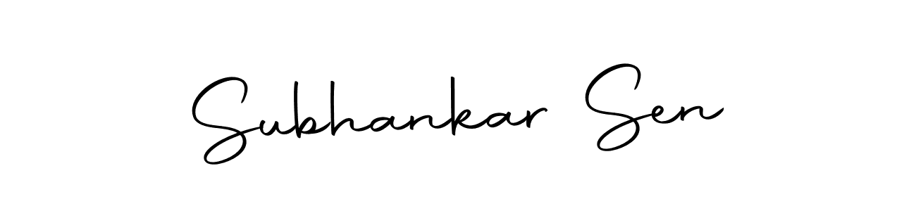 Create a beautiful signature design for name Subhankar Sen. With this signature (Autography-DOLnW) fonts, you can make a handwritten signature for free. Subhankar Sen signature style 10 images and pictures png