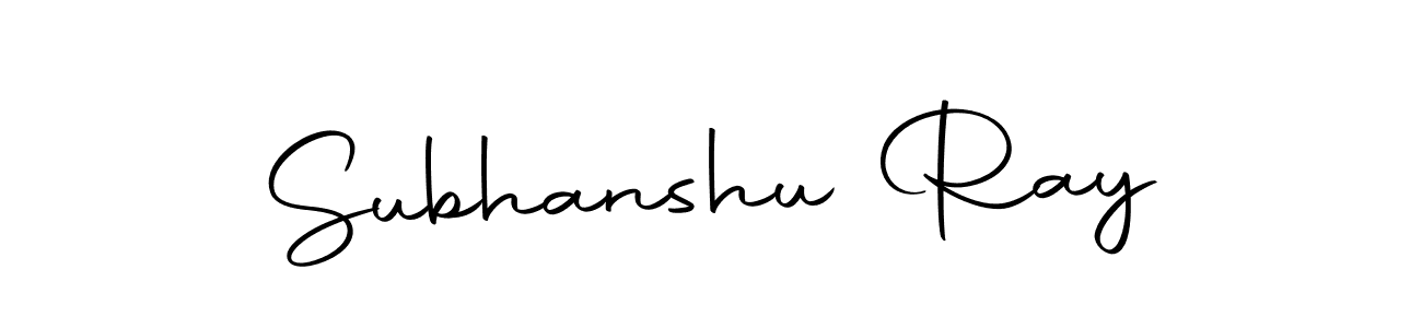 Also we have Subhanshu Ray name is the best signature style. Create professional handwritten signature collection using Autography-DOLnW autograph style. Subhanshu Ray signature style 10 images and pictures png