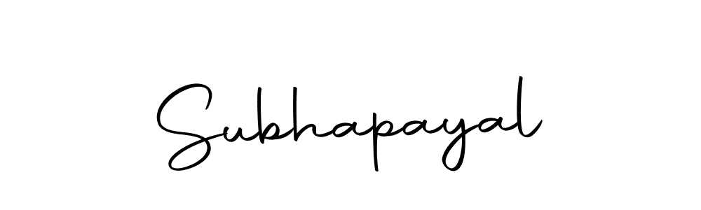 Create a beautiful signature design for name Subhapayal. With this signature (Autography-DOLnW) fonts, you can make a handwritten signature for free. Subhapayal signature style 10 images and pictures png