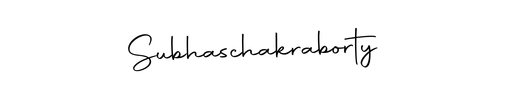 How to make Subhaschakraborty name signature. Use Autography-DOLnW style for creating short signs online. This is the latest handwritten sign. Subhaschakraborty signature style 10 images and pictures png