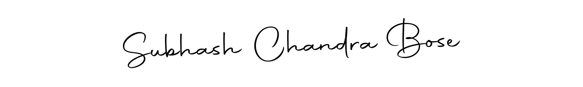 Create a beautiful signature design for name Subhash Chandra Bose. With this signature (Autography-DOLnW) fonts, you can make a handwritten signature for free. Subhash Chandra Bose signature style 10 images and pictures png