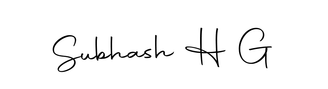 Similarly Autography-DOLnW is the best handwritten signature design. Signature creator online .You can use it as an online autograph creator for name Subhash H G. Subhash H G signature style 10 images and pictures png