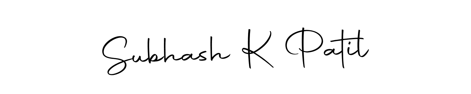 Design your own signature with our free online signature maker. With this signature software, you can create a handwritten (Autography-DOLnW) signature for name Subhash K Patil. Subhash K Patil signature style 10 images and pictures png