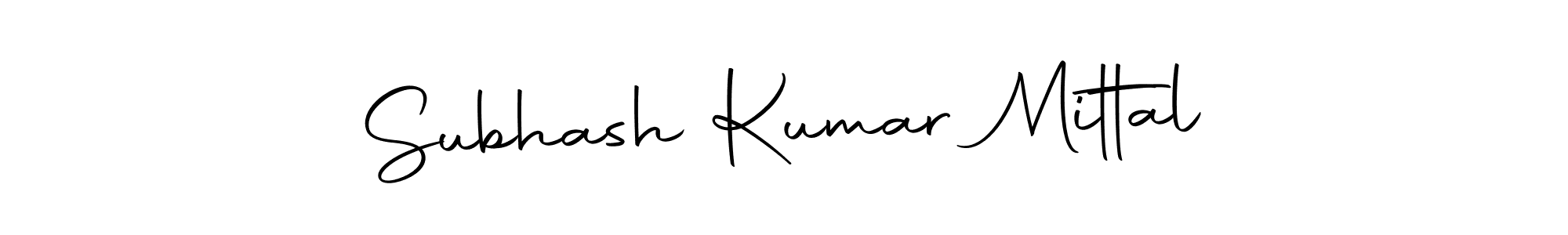 How to make Subhash Kumar Mittal name signature. Use Autography-DOLnW style for creating short signs online. This is the latest handwritten sign. Subhash Kumar Mittal signature style 10 images and pictures png