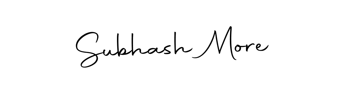 It looks lik you need a new signature style for name Subhash More. Design unique handwritten (Autography-DOLnW) signature with our free signature maker in just a few clicks. Subhash More signature style 10 images and pictures png