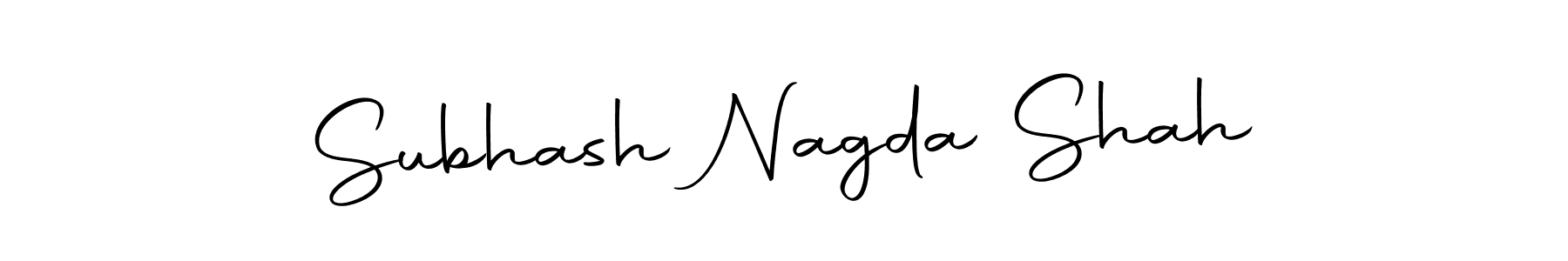 Create a beautiful signature design for name Subhash Nagda Shah. With this signature (Autography-DOLnW) fonts, you can make a handwritten signature for free. Subhash Nagda Shah signature style 10 images and pictures png