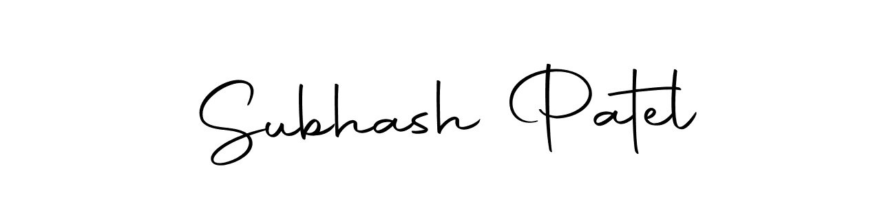 Design your own signature with our free online signature maker. With this signature software, you can create a handwritten (Autography-DOLnW) signature for name Subhash Patel. Subhash Patel signature style 10 images and pictures png