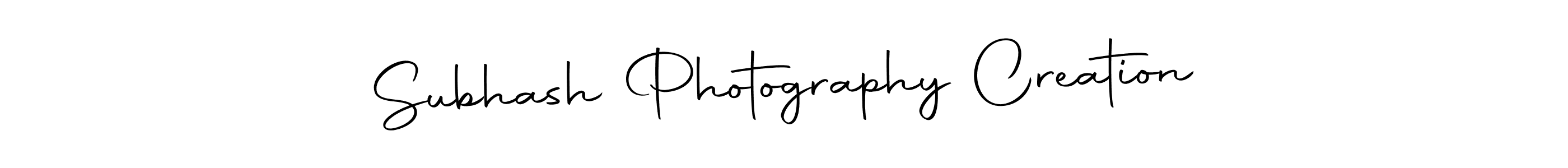 Create a beautiful signature design for name Subhash Photography Creation. With this signature (Autography-DOLnW) fonts, you can make a handwritten signature for free. Subhash Photography Creation signature style 10 images and pictures png