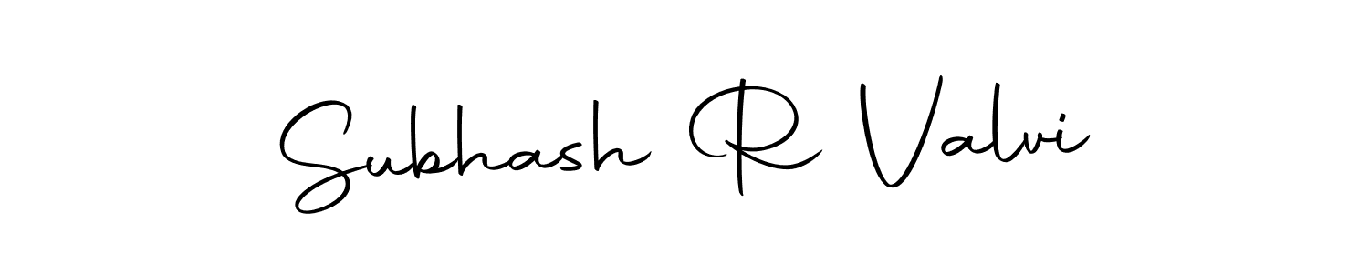 It looks lik you need a new signature style for name Subhash R Valvi. Design unique handwritten (Autography-DOLnW) signature with our free signature maker in just a few clicks. Subhash R Valvi signature style 10 images and pictures png