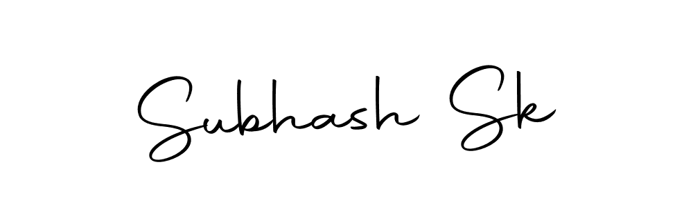 The best way (Autography-DOLnW) to make a short signature is to pick only two or three words in your name. The name Subhash Sk include a total of six letters. For converting this name. Subhash Sk signature style 10 images and pictures png