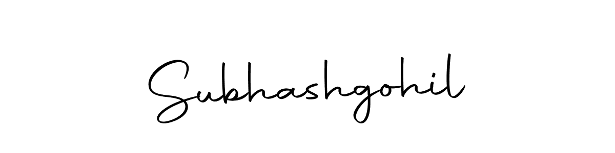 Similarly Autography-DOLnW is the best handwritten signature design. Signature creator online .You can use it as an online autograph creator for name Subhashgohil. Subhashgohil signature style 10 images and pictures png