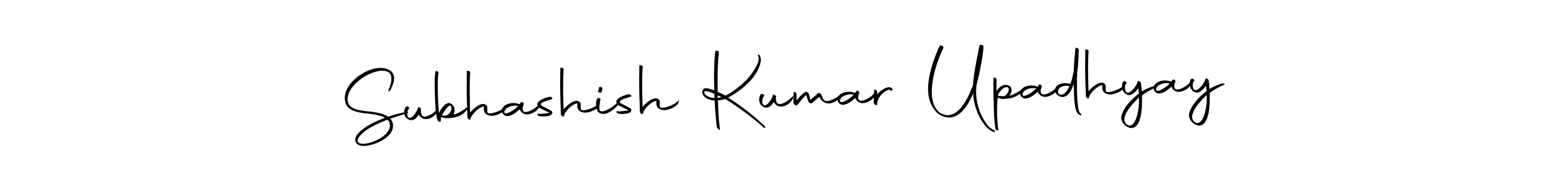 Make a short Subhashish Kumar Upadhyay signature style. Manage your documents anywhere anytime using Autography-DOLnW. Create and add eSignatures, submit forms, share and send files easily. Subhashish Kumar Upadhyay signature style 10 images and pictures png