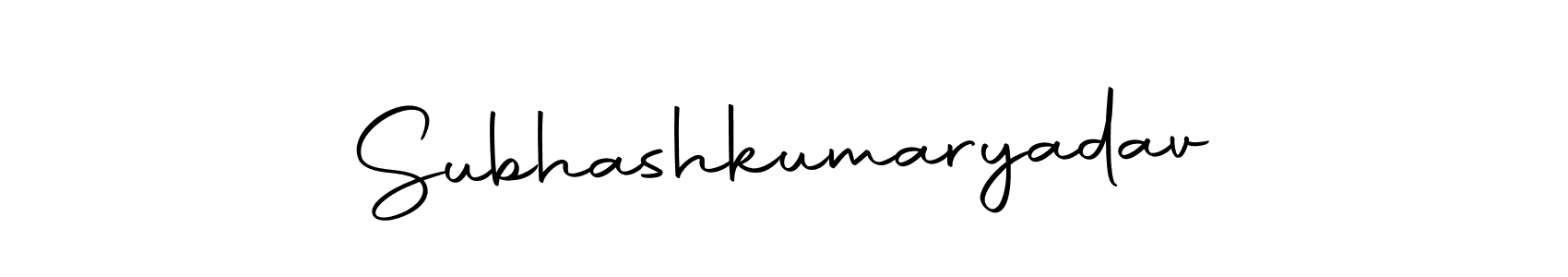This is the best signature style for the Subhashkumaryadav name. Also you like these signature font (Autography-DOLnW). Mix name signature. Subhashkumaryadav signature style 10 images and pictures png