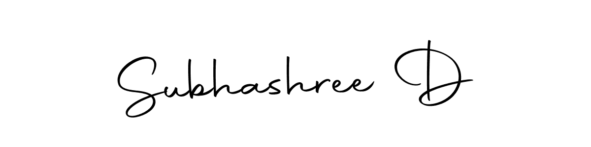 This is the best signature style for the Subhashree D name. Also you like these signature font (Autography-DOLnW). Mix name signature. Subhashree D signature style 10 images and pictures png