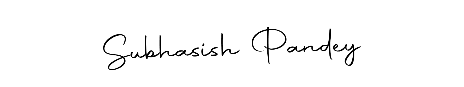 How to make Subhasish Pandey signature? Autography-DOLnW is a professional autograph style. Create handwritten signature for Subhasish Pandey name. Subhasish Pandey signature style 10 images and pictures png