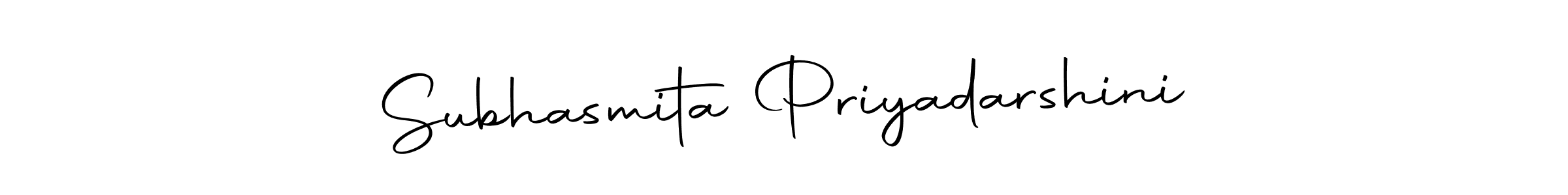 Use a signature maker to create a handwritten signature online. With this signature software, you can design (Autography-DOLnW) your own signature for name Subhasmita Priyadarshini. Subhasmita Priyadarshini signature style 10 images and pictures png