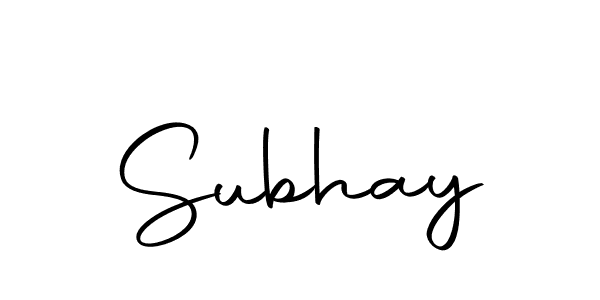 Make a beautiful signature design for name Subhay. With this signature (Autography-DOLnW) style, you can create a handwritten signature for free. Subhay signature style 10 images and pictures png