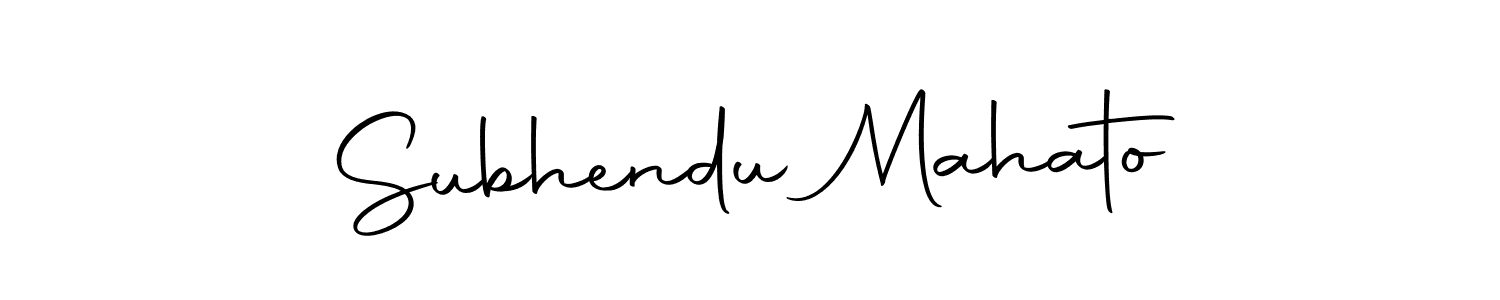 Make a short Subhendu Mahato signature style. Manage your documents anywhere anytime using Autography-DOLnW. Create and add eSignatures, submit forms, share and send files easily. Subhendu Mahato signature style 10 images and pictures png
