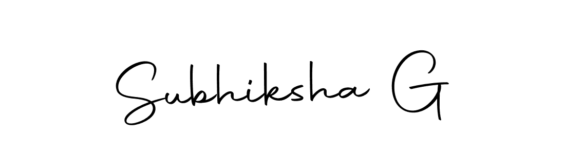 It looks lik you need a new signature style for name Subhiksha G. Design unique handwritten (Autography-DOLnW) signature with our free signature maker in just a few clicks. Subhiksha G signature style 10 images and pictures png