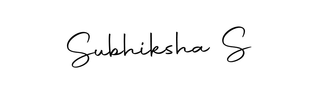 It looks lik you need a new signature style for name Subhiksha S. Design unique handwritten (Autography-DOLnW) signature with our free signature maker in just a few clicks. Subhiksha S signature style 10 images and pictures png