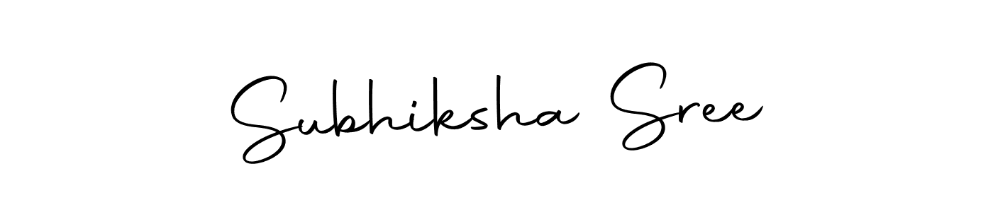 You should practise on your own different ways (Autography-DOLnW) to write your name (Subhiksha Sree) in signature. don't let someone else do it for you. Subhiksha Sree signature style 10 images and pictures png