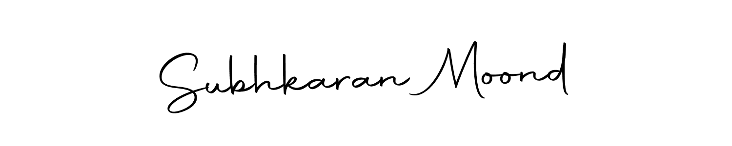 Also we have Subhkaran Moond name is the best signature style. Create professional handwritten signature collection using Autography-DOLnW autograph style. Subhkaran Moond signature style 10 images and pictures png