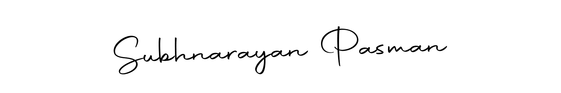 How to make Subhnarayan Pasman name signature. Use Autography-DOLnW style for creating short signs online. This is the latest handwritten sign. Subhnarayan Pasman signature style 10 images and pictures png