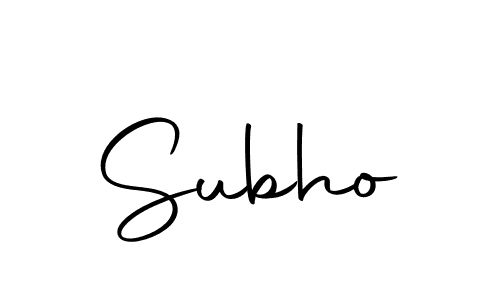 Make a beautiful signature design for name Subho. Use this online signature maker to create a handwritten signature for free. Subho signature style 10 images and pictures png