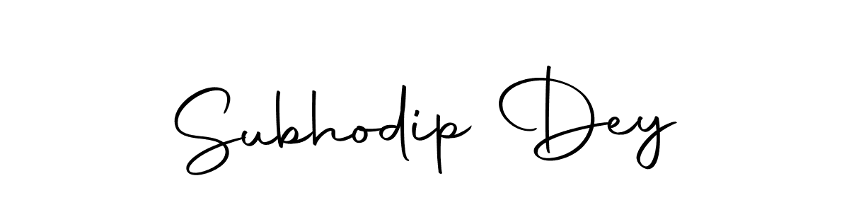 Design your own signature with our free online signature maker. With this signature software, you can create a handwritten (Autography-DOLnW) signature for name Subhodip Dey. Subhodip Dey signature style 10 images and pictures png