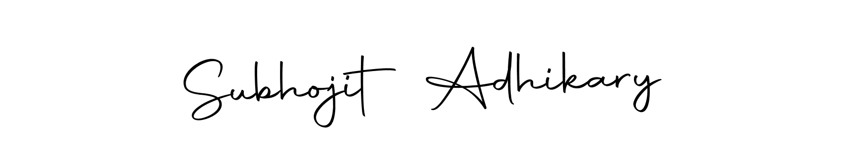 This is the best signature style for the Subhojit Adhikary name. Also you like these signature font (Autography-DOLnW). Mix name signature. Subhojit Adhikary signature style 10 images and pictures png