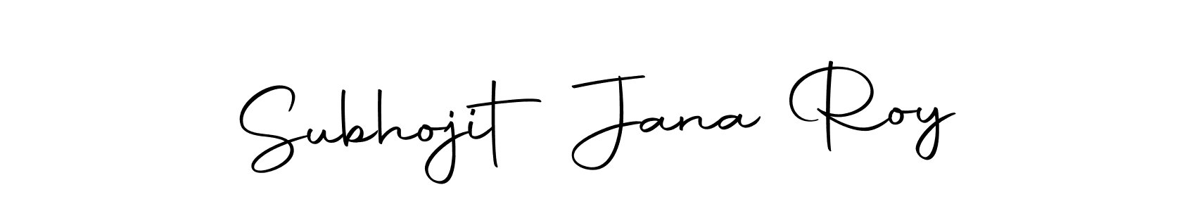 Use a signature maker to create a handwritten signature online. With this signature software, you can design (Autography-DOLnW) your own signature for name Subhojit Jana Roy. Subhojit Jana Roy signature style 10 images and pictures png