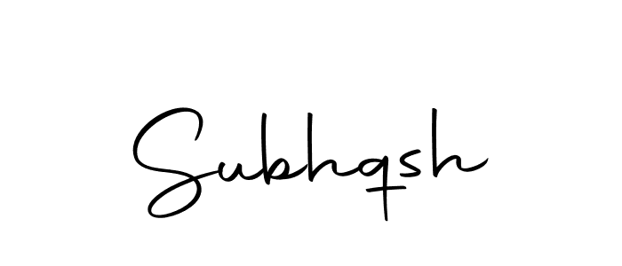 The best way (Autography-DOLnW) to make a short signature is to pick only two or three words in your name. The name Subhqsh include a total of six letters. For converting this name. Subhqsh signature style 10 images and pictures png