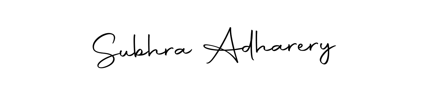 Also we have Subhra Adharery name is the best signature style. Create professional handwritten signature collection using Autography-DOLnW autograph style. Subhra Adharery signature style 10 images and pictures png