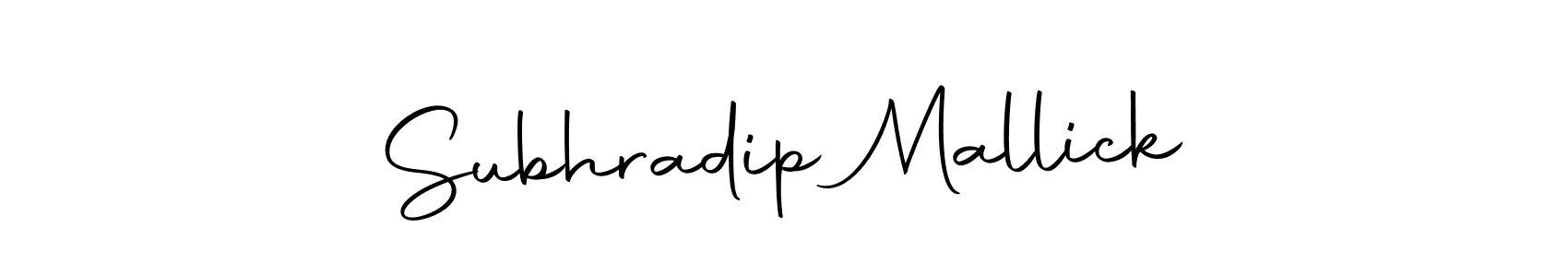 Subhradip Mallick stylish signature style. Best Handwritten Sign (Autography-DOLnW) for my name. Handwritten Signature Collection Ideas for my name Subhradip Mallick. Subhradip Mallick signature style 10 images and pictures png