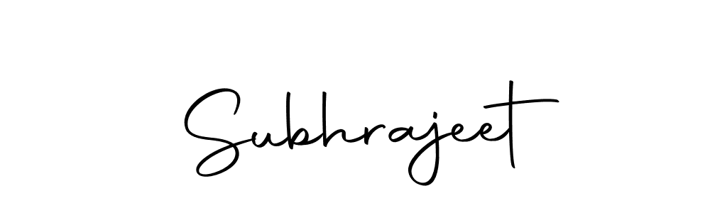 How to make Subhrajeet name signature. Use Autography-DOLnW style for creating short signs online. This is the latest handwritten sign. Subhrajeet signature style 10 images and pictures png
