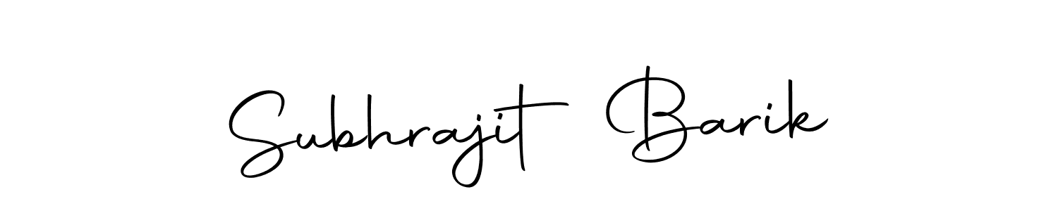 Use a signature maker to create a handwritten signature online. With this signature software, you can design (Autography-DOLnW) your own signature for name Subhrajit Barik. Subhrajit Barik signature style 10 images and pictures png