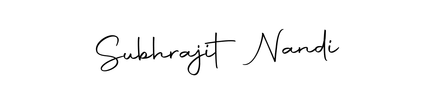 Make a beautiful signature design for name Subhrajit Nandi. Use this online signature maker to create a handwritten signature for free. Subhrajit Nandi signature style 10 images and pictures png