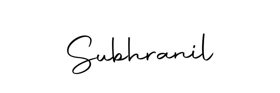 Make a beautiful signature design for name Subhranil. Use this online signature maker to create a handwritten signature for free. Subhranil signature style 10 images and pictures png