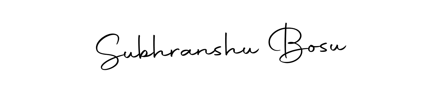 Make a short Subhranshu Bosu signature style. Manage your documents anywhere anytime using Autography-DOLnW. Create and add eSignatures, submit forms, share and send files easily. Subhranshu Bosu signature style 10 images and pictures png