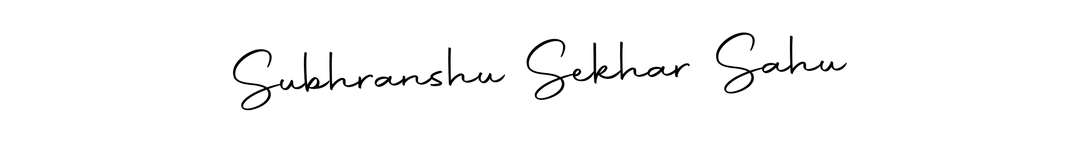 Design your own signature with our free online signature maker. With this signature software, you can create a handwritten (Autography-DOLnW) signature for name Subhranshu Sekhar Sahu. Subhranshu Sekhar Sahu signature style 10 images and pictures png