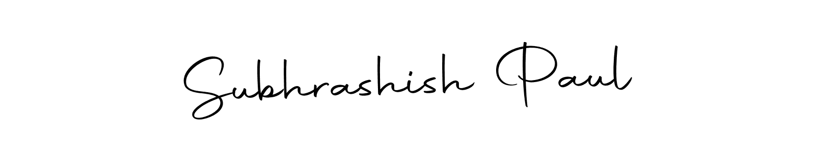 Make a beautiful signature design for name Subhrashish Paul. Use this online signature maker to create a handwritten signature for free. Subhrashish Paul signature style 10 images and pictures png